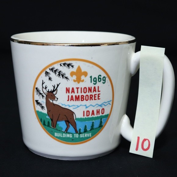 Boy Scouts of America VTG BSA Ceramic Mug Cup 1969 Idaho National Jamboree #10 - Picture 7 of 7